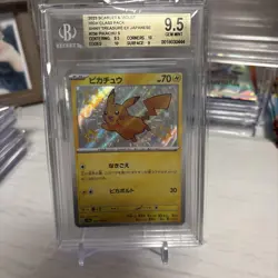 BGS 9.5 Pokemon Card Pikachu's BGS certified item - Image 1