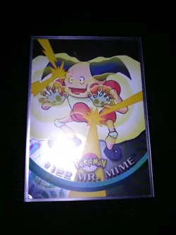 Pokemon Animation TV Series Card #122 Mr Mime - Image 1