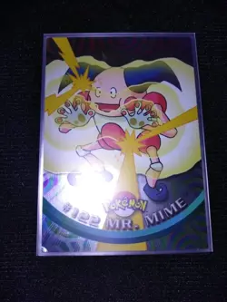 Pokemon Animation TV Series Card #122 Mr Mime - Image 2