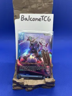 Unicorn Gundam (Destroy Mode) (002) LR Newtype Rising (GD01) Gundam Card Game - Image 1