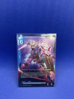 Unicorn Gundam (Destroy Mode) (002) LR Newtype Rising (GD01) Gundam Card Game - Image 2