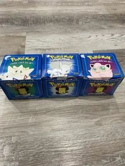 1999 Burger King/Nintendo Pokemon 23K Gold Plated Trading Card Set of 3 NIB - Image 1