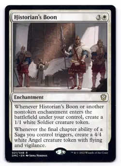Historian's Boon NM Commander: Dominaria United 021/048 MTG Regular - Image 1