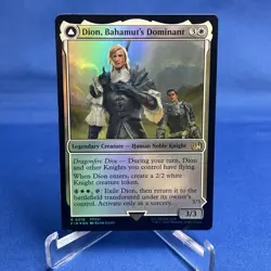 Dion Bahamuts Dominant Foil Final Fantasy MTG - Image 1