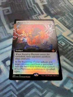 MTG Foil Extended Art Portal to Phyrexia NM- Unplayed The Brothers' War - Image 3