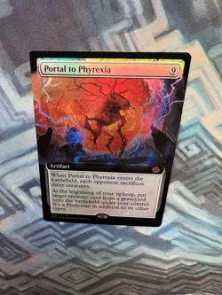 MTG Foil Extended Art Portal to Phyrexia NM- Unplayed The Brothers' War - Image 4