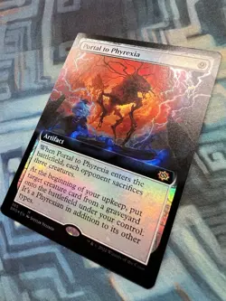 MTG Foil Extended Art Portal to Phyrexia NM- Unplayed The Brothers' War - Image 5