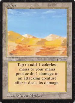 MTG - Desert - Arabian Nights - Image 1