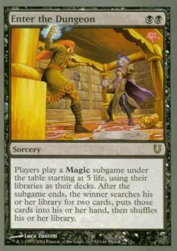 Enter the Dungeon - Light Play MTG Unhinged - Image 1