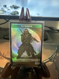 1x - KOMA'S COIL \ ELF WARRIOR Token (#07/15) - FOIL - Kaldheim - NM MTG - Image 2