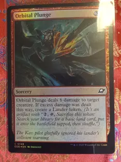 FOIL Orbital Plunge Edge of Eternities MAgic The Gathering MTG CCG Card - Image 1