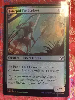 FOIL Intrepid Tenderfoot Edge of Eternities MAgic The Gathering MTG CCG Card - Image 1