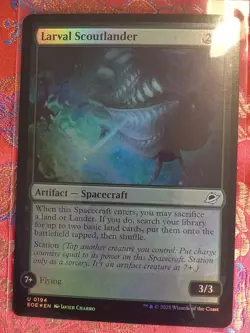 FOIL Larval Scoutlander Edge of Eternities MAgic The Gathering MTG CCG Card - Image 1