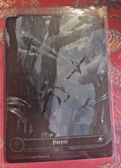 GALAXY FULL ART FOIL FOREST Edge of Eternities MAgic The Gathering MTG CCG Card - Image 1