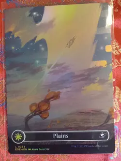 FOIL FULL ART PLAINS Edge of Eternities MAgic The Gathering MTG CCG MANA LAND - Image 1