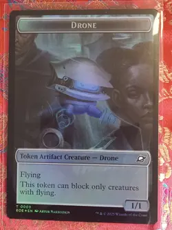 FOIL double token lander Robot Edge of Eternities MAgic The Gathering MTG - Image 2