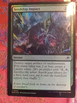 FOIL Seedship Impact Edge of Eternities MAgic The Gathering MTG CCG Card - Image 1