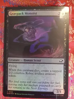FOIL Gravpack Monoist Edge of Eternities MAgic The Gathering MTG CCG Card - Image 1