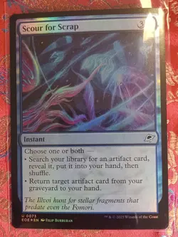 FOIL Scour For Scrap Edge of Eternities MAgic The Gathering MTG CCG Card - Image 1