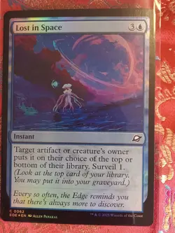 FOIL Lost in Space Edge of Eternities MAgic The Gathering MTG CCG Card - Image 1