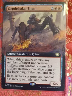 EXTENDED Depthshaker Titan Edge of Eternities MAgic The Gathering MTG - Image 1