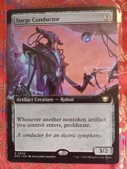EXTENDED Surge Conductor Edge of Eternities MAgic The Gathering MTG - Image 1