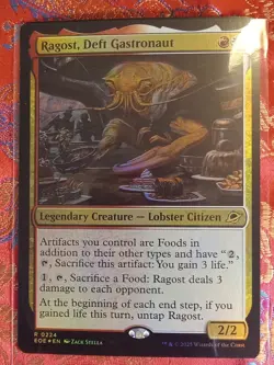 FOIL Ragost, Deft Gastronaut Edge of Eternities MAgic The Gathering MTG CCG Card - Image 1