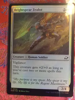 FOIL Brightspear Zealot Edge of Eternities MAgic The Gathering MTG CCG Card - Image 1