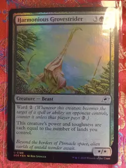 FOIL Harmonius Grovestrider Edge of Eternities MAgic The Gathering MTG CCG Card - Image 1