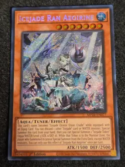 Yugioh x1 Icejade Ran Aegirine MP24-EN077 Prismatic Secret (Near Mint!) - Image 1