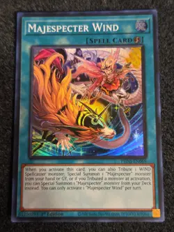 Yugioh! Majespecter Wind PHNI-EN069 Super Rare 1st Ed NM - Image 1