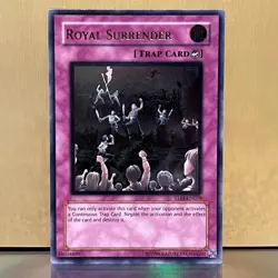 YuGiOh • Royal Surrender • TLM-EN059 • Foil Ultimate Rare • LP - Image 1