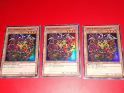 Yugioh! Evilswarm Azzathoth (HA07-EN050) Super 1st Ed X3 Playset - Image 1