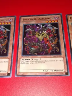 Yugioh! Evilswarm Azzathoth (HA07-EN050) Super 1st Ed X3 Playset - Image 3