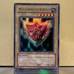 YuGiOh • Millennium Shield • MP1-001 • Ultra Rare McDonalds Promo • LP - Image 1