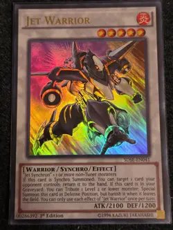 1x (VLP) Jet Warrior - SDSE-EN041 - Ultra Rare - 1st Edition YuGiOh - Image 1
