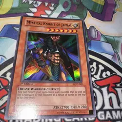 YuGiOh • Mystical Knight of Jackal • PGD-069 • 1st Edition Ultra Rare • LP - Image 1