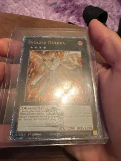 Yugioh! 1x Evolzar Dolkka RA04-EN167 Quarter Century Secret Rare 1st Ed NM - Image 2
