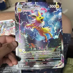 Pokemon TCG English Jolteon VMAX CShC 009/009 NM Jumbo Card - Image 1
