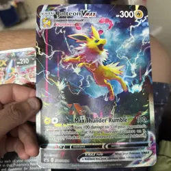 Pokemon TCG English Jolteon VMAX CShC 009/009 NM Jumbo Card - Image 2