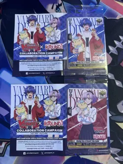 Nao Inabe & Akina Myodo Round 1 X Cardfight Vanguard Promo Exclusive Card Set - Image 1