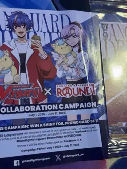 Nao Inabe & Akina Myodo Round 1 X Cardfight Vanguard Promo Exclusive Card Set - Image 2