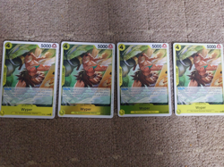 OP08-110 Wyper X4 PLAYSET Rare English One Piece TCG Card - Image 1