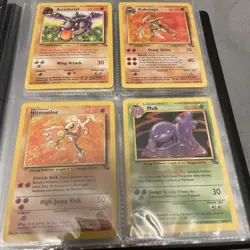 Pokemon Card Collection with Rare Vintage including Vintage Holos (No Binder) - Image 2