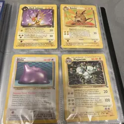 Pokemon Card Collection with Rare Vintage including Vintage Holos (No Binder) - Image 3