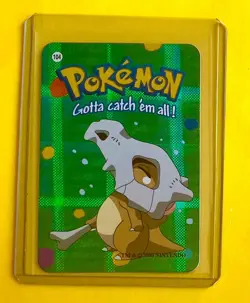🔥 CUBONE Pokemon Pocket Monsters Vintage Vending Prism Sticker Foil Nintendo NM - Image 1