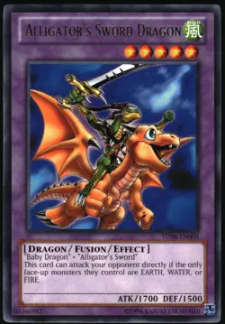 Yu-Gi-Oh! - Alligator's Sword Dragon 2012 TU08-EN008 Rare Unlimited - Image 1
