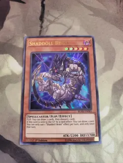 Yugioh - Shaddoll Beast BLHR-EN083 NM 1st ed Ultra Rare - Image 1