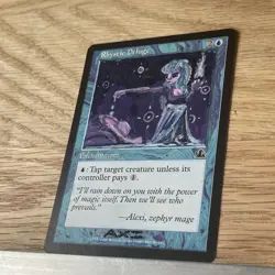 Rhystic Deluge, ALTERED Hand-Painted MTG Card. 1 of 1 signed painting by AXI - Image 5