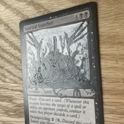 Spectral Snatcher, ALTERED Hand-Painted MTG Card. 1 of 1 signed painting by AXI - Image 5